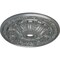 Ekena Millwork Flagstone Ceiling Medallion (Fits Canopies up to 3 7/8"), 30"OD x 3 7/8"ID x 3 1/4"P, Platinum CM30FLPLS - alternate 2